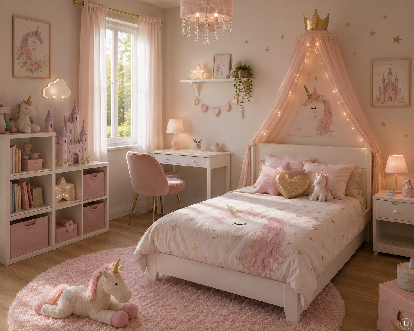 Une chambre d’enfant aux accents féeriques