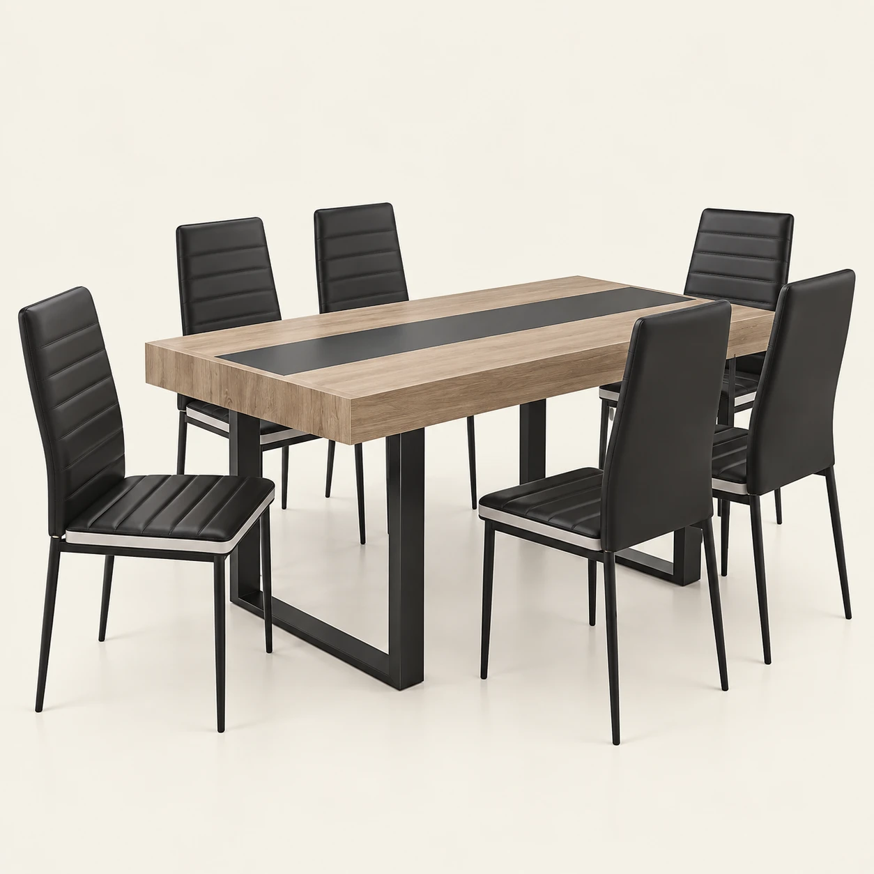 Table à manger avec 6 chaises