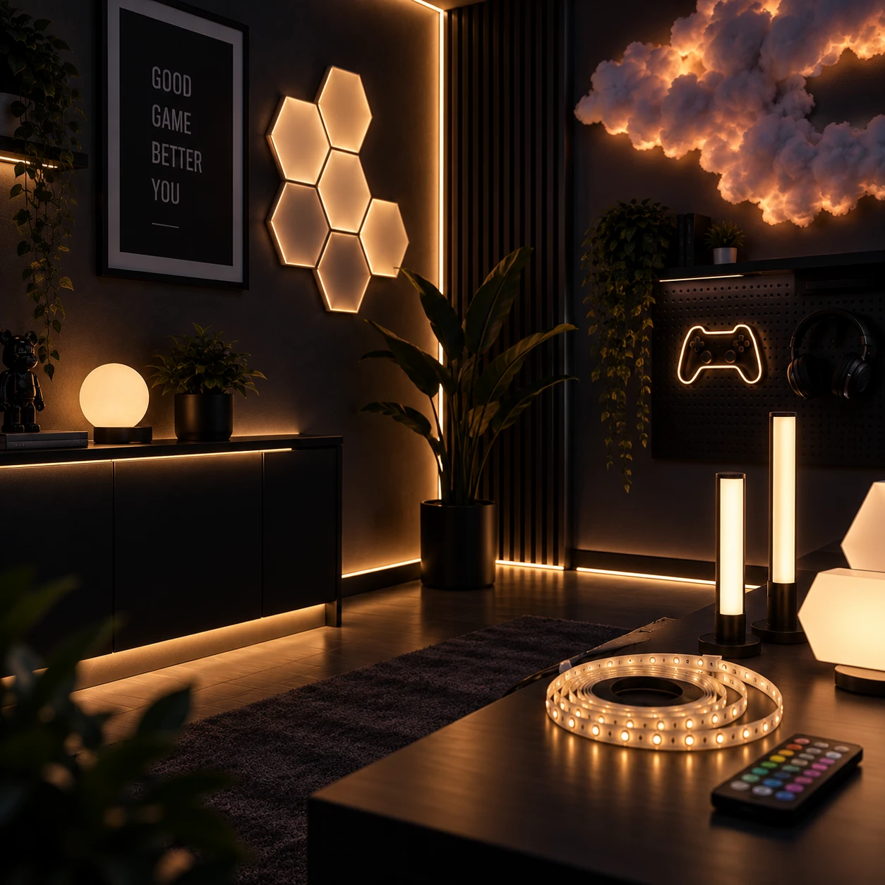 Éclairage & déco gaming